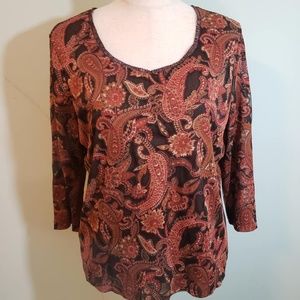 Emma James Paisley Skirt Set